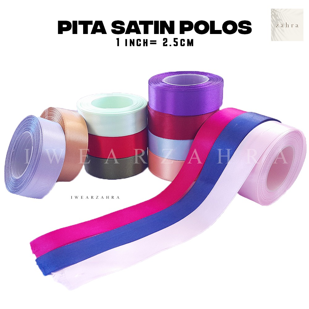 Jual Pita Satin Polos Inch Ribbon Gift Bouquet Hiasan Buket Bunga