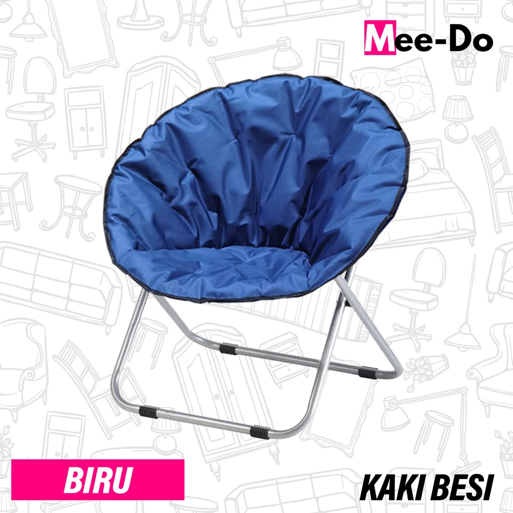 Jual Kursi Lipat Outdoor Portable Bulat Camping Chair Shopee Indonesia