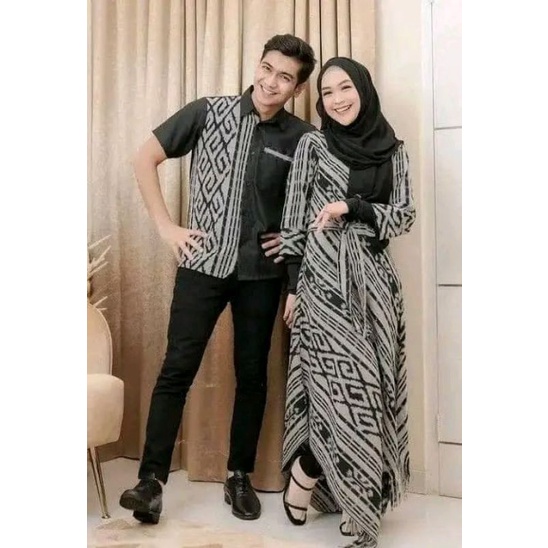 Jual Couple Ria Ricis Tenun Toraja Abu Baju Tenun Couple Baju Tenun