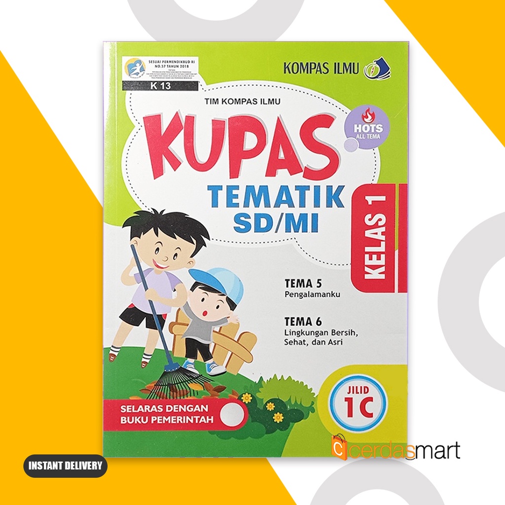 Jual BUKU PELAJARAN SD KUPAS TEMATIK SD MI KELAS 1 JILID 1C Shopee