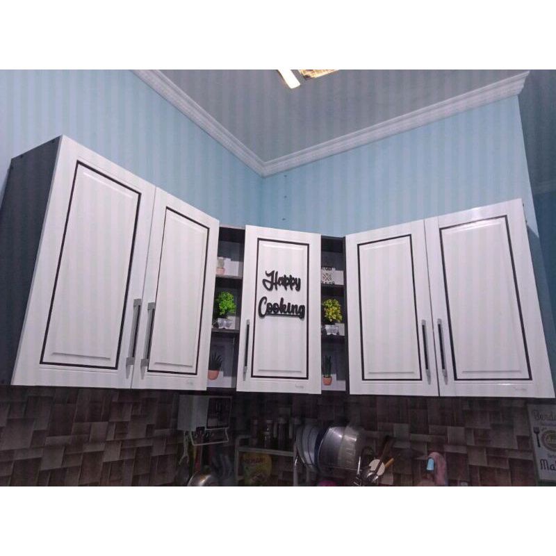 Jual Kitchen Set Atas Letter L Lemari Gantung Dapur Minimalis