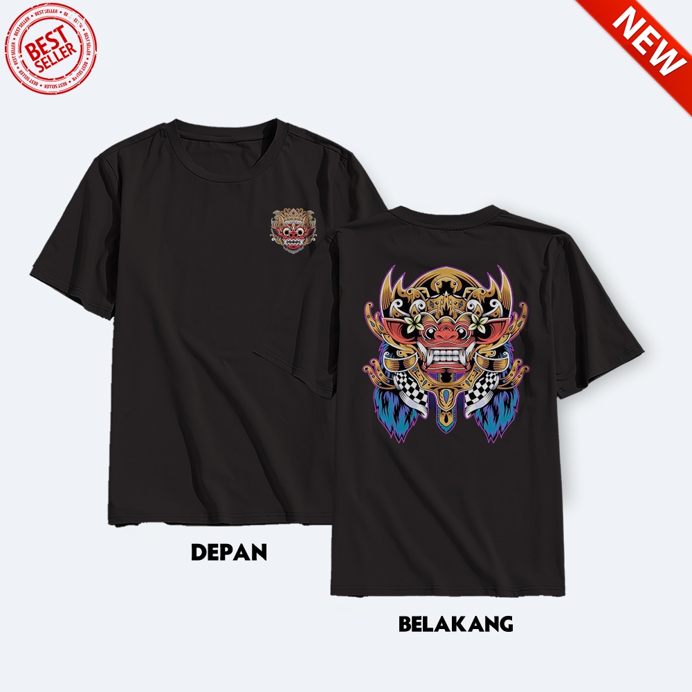 Jual Terbaru Kaos Barong Bali Kaos T Shirt Bahan Cotton PE Soft 24