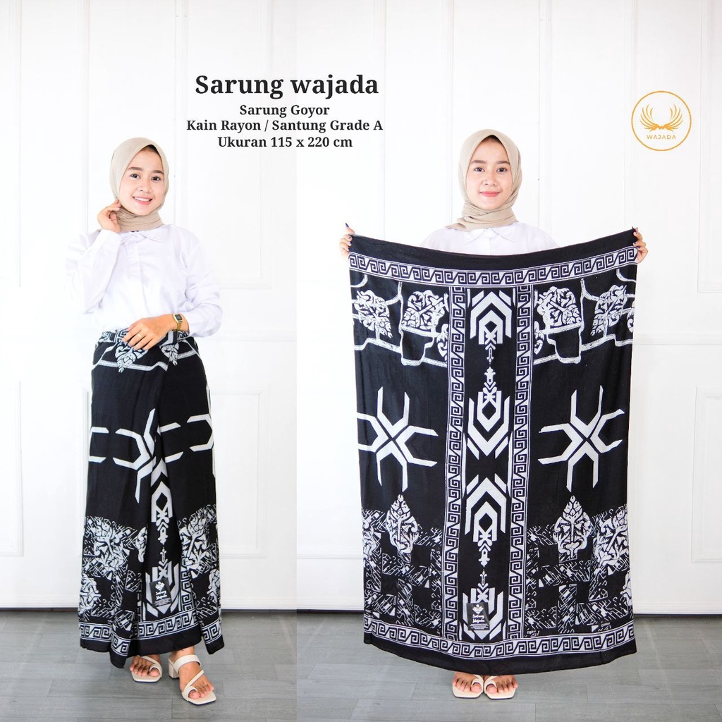 Jual Sarung Batik Wanita Santung Goyor Gloyor Mbak Santri Muza Aqil