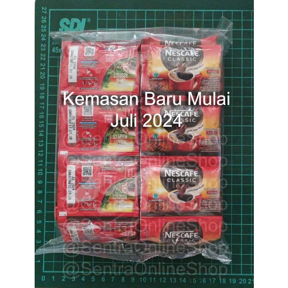 Jual Nescafe Classic Sachet Gr Pack Isi Sachet Shopee Indonesia