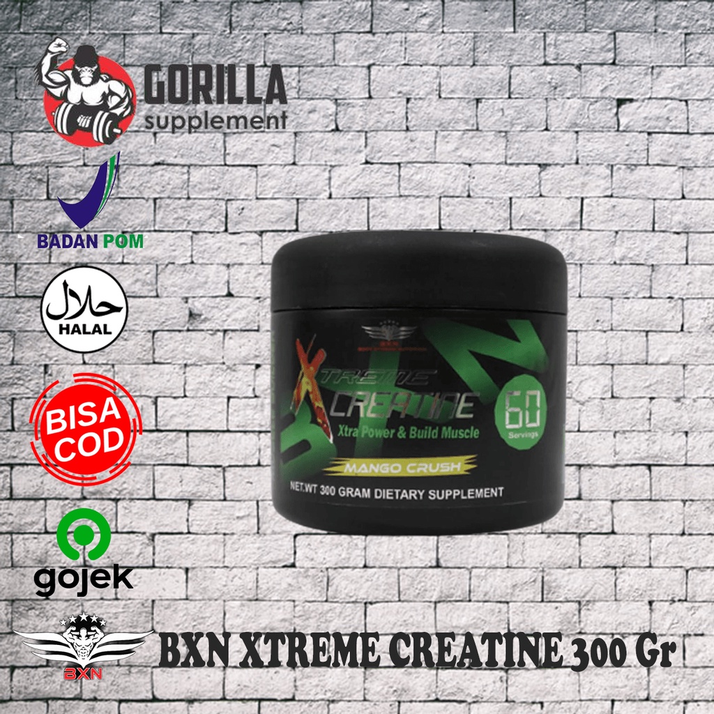 Jual Bxn Creatine Monohydrate Gram Body Extreme Nutrion Bpom Halal