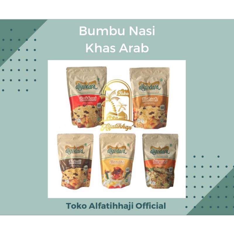 Jual BUMBU INSTAN ARAB Biryani Kebuli Kabsah Mandhi Bukhori Nasi Khas