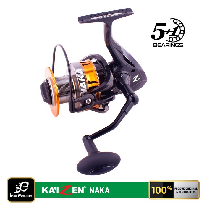 Jual Cantik Reel Spinning Kaizen Naka Power Handle 5 1 Bearings Pilih