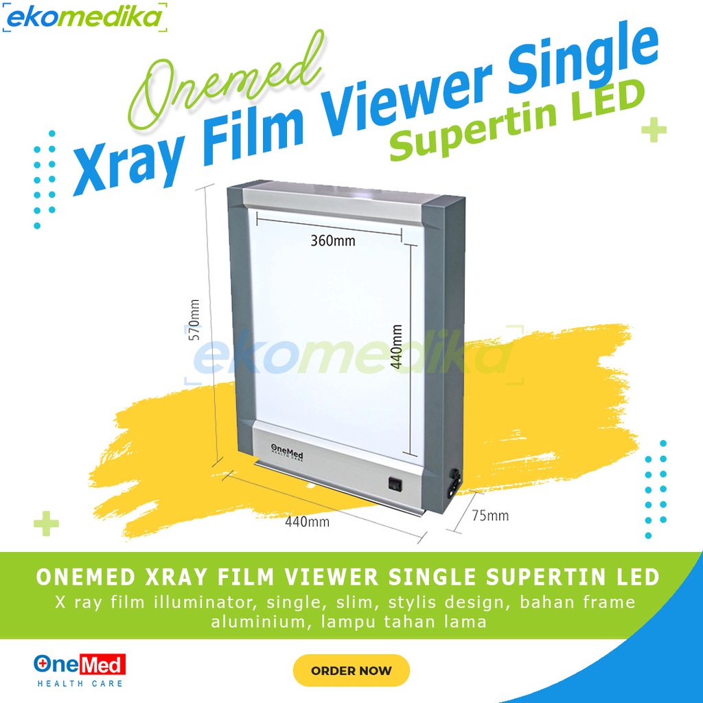 Jual Lampu Xray Viewer Single Slide Onemed Film Viewer Single Supertin