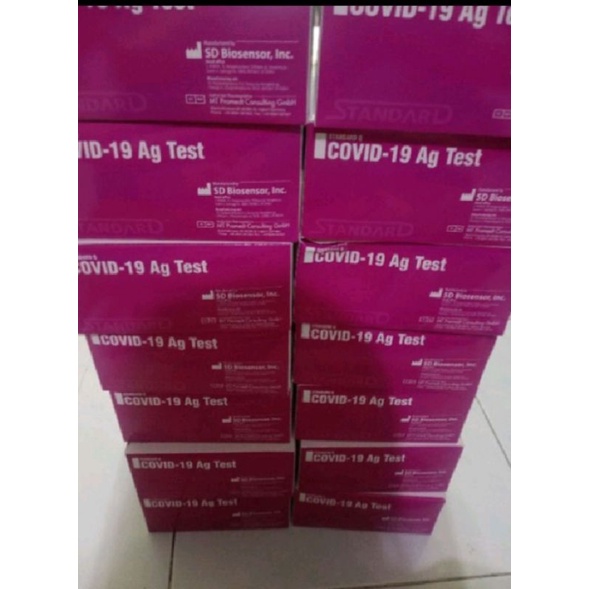 Jual Alat Test Swab Antigen Naso Nasal SD Biosensor Isi 25set Shopee