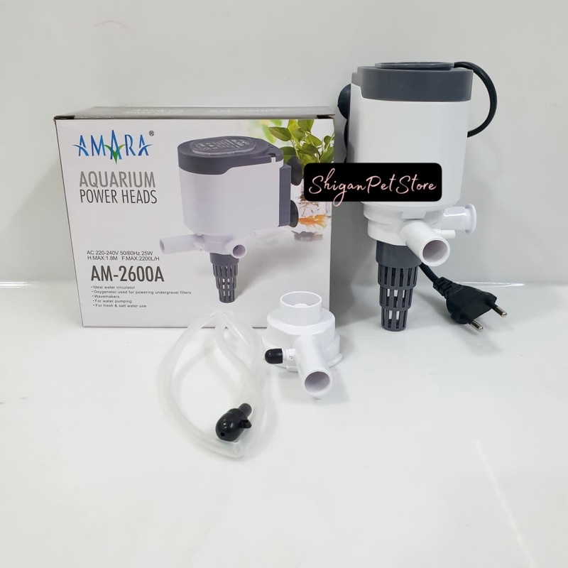 Jual AMARA AM 2600A Pompa Celup Akuarium AM 2600 A Aquarium Power Head