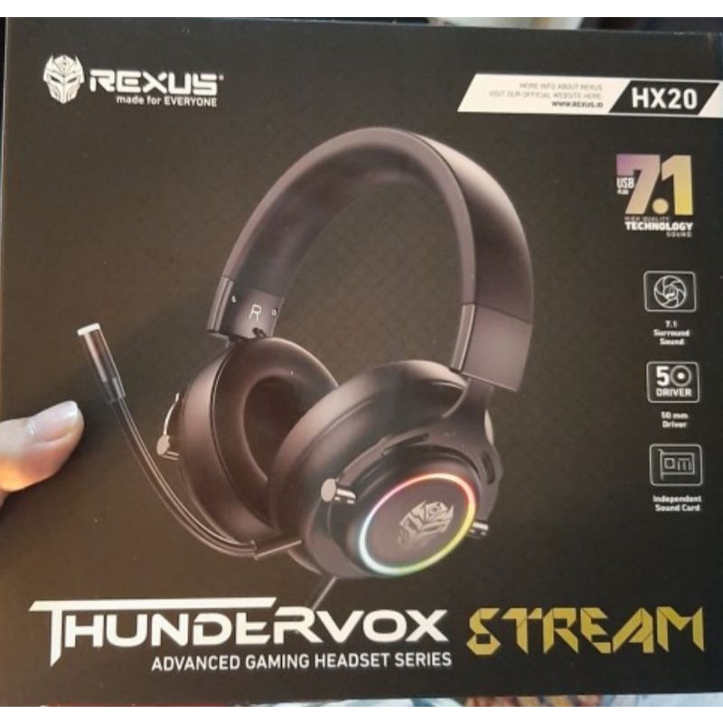 Jual Gaming Headset Rexus Thundervox Stream Hx20 Shopee Indonesia