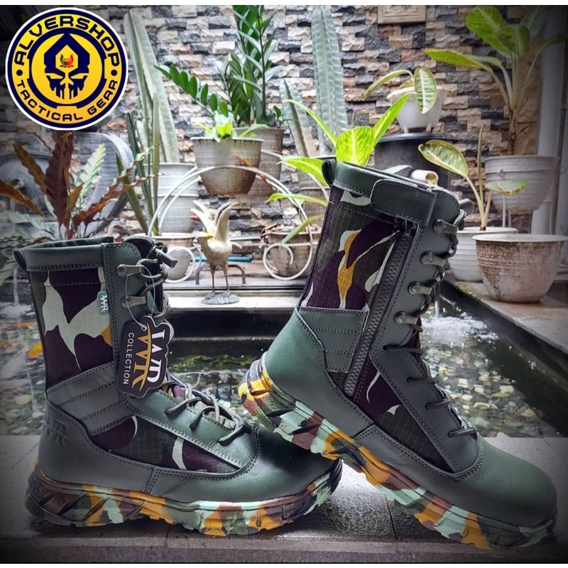 Jual Sepatu Pdl Loreng Brimob Model Jatah Pembagian WR Tactical