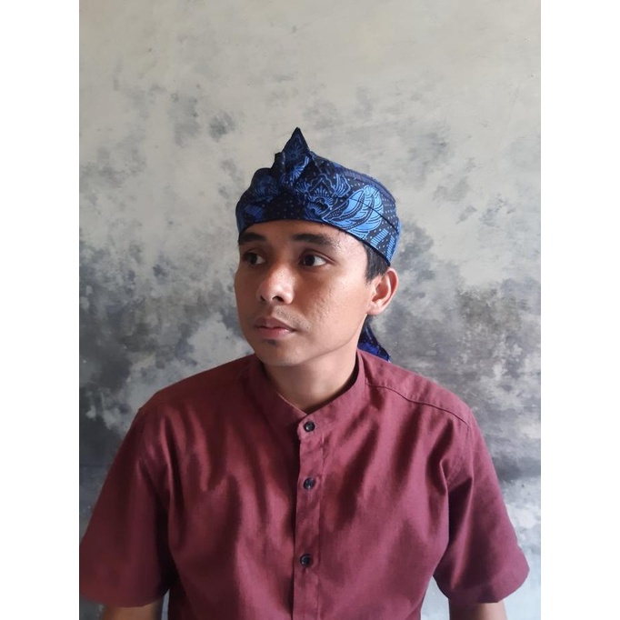 Jual Blangkon Dewasa Full Motif Khas Baduy Ikat Kepala Khas Full