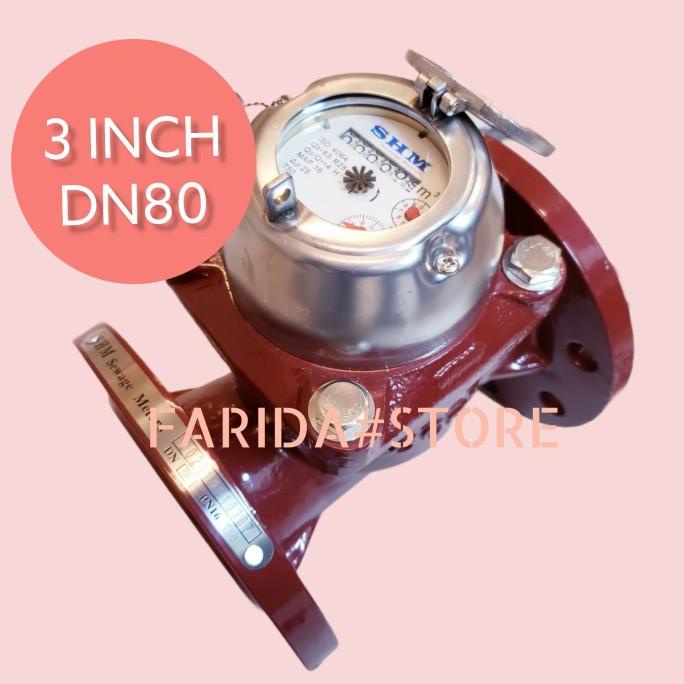 Jual Water Meter Shm Inch Flow Meter Shm Inch Dn Shopee