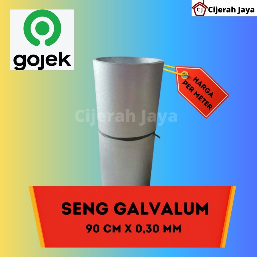 Jual Seng Talang Plat Talang Galvalum Anti Karat Cm Cm Harga