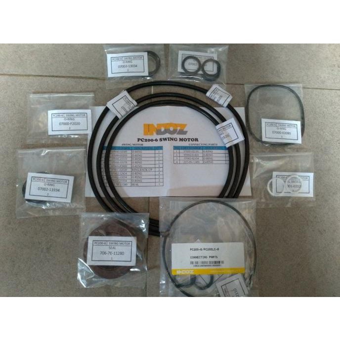 Jual PC200 6 SWING MOTOR INDOZ KOMATSU SEAL KIT ALAT BERAT INDOZ