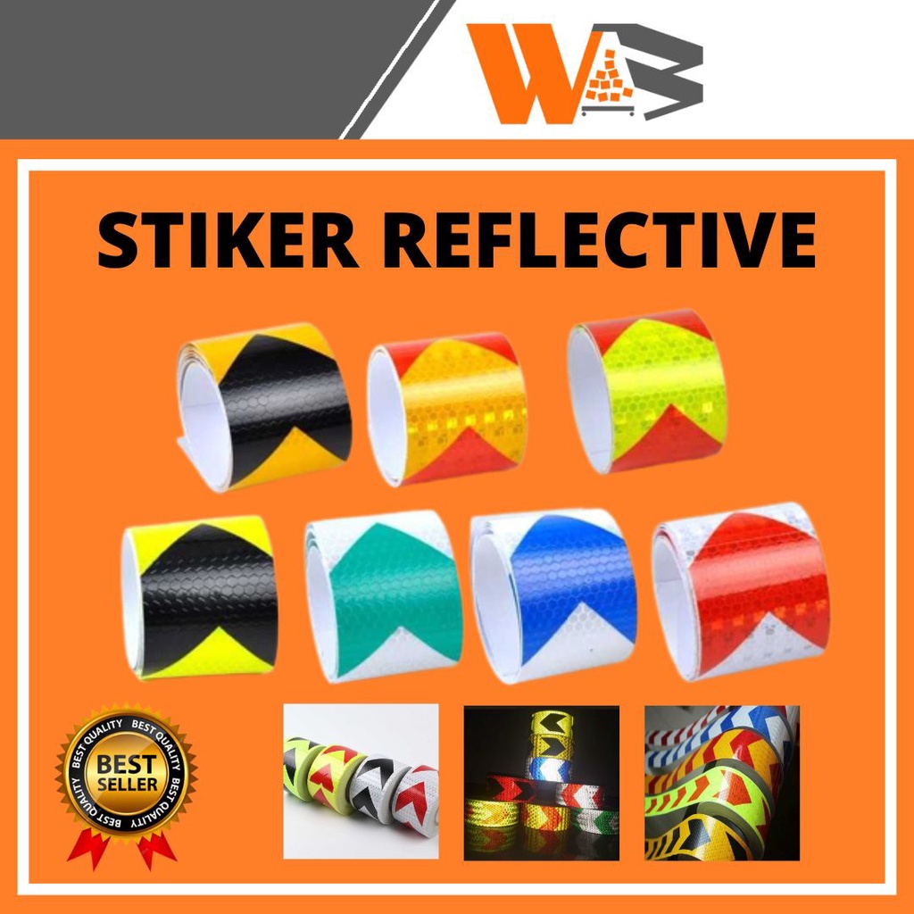 Jual Cod Stiker Reflektif Untuk Mobil Reflective Sticker Marker Mobil