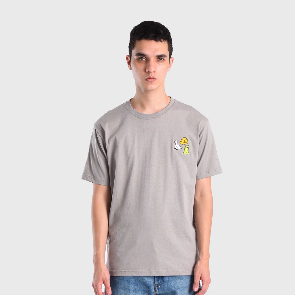 Jual Roughneck T598 Misty Grey Cosmo Tshirt Shopee Indonesia