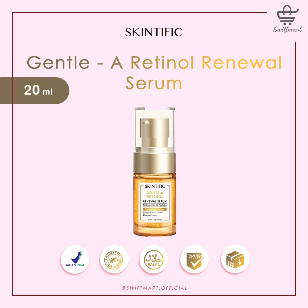 Jual Skintific Gentle A Retinol Renewal Serum Ml Shopee Indonesia