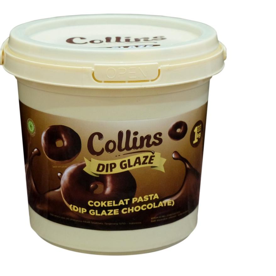 Jual Harga Grosir Collins Dip Glaze Cokelat Pasta Kg Halal Shopee