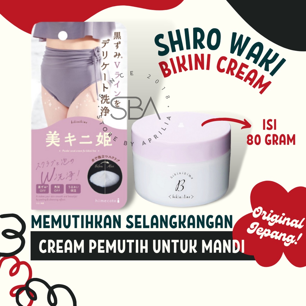 Jual Bikini Whitening Cream Bikini Cream Original Jepang Memutihkan