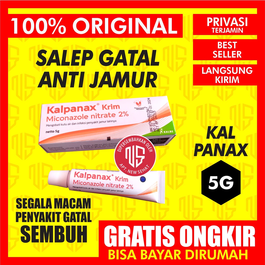 Jual Kalpanax Krim Gr Kadas Kurap Kutu Air Jamur Panu