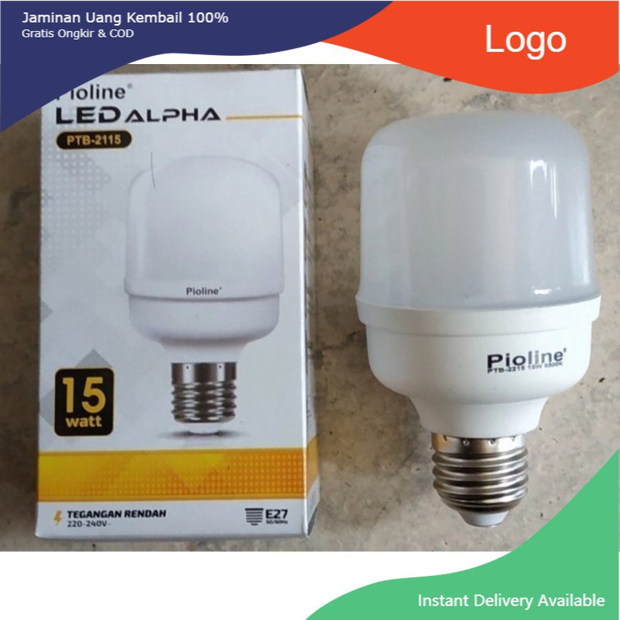 Jual Lampu Bohlam Led Pioline 15w T Bulb Kapsul Cocok Untuk Dijual Lagi