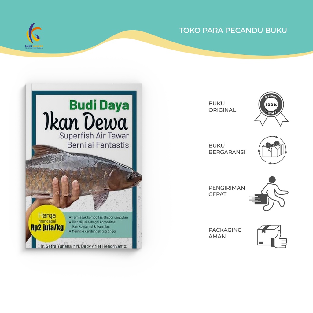 Jual Buku Perikanan Budidaya Ikan Dewa Superfish Air Tawar Bernilai