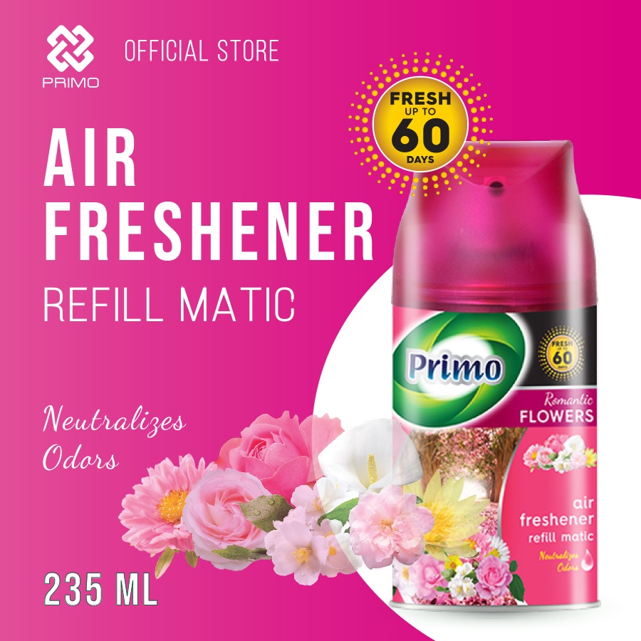 Jual Air Freshener Refill Matic Pengharum Ruangan Primo Refresh Ml