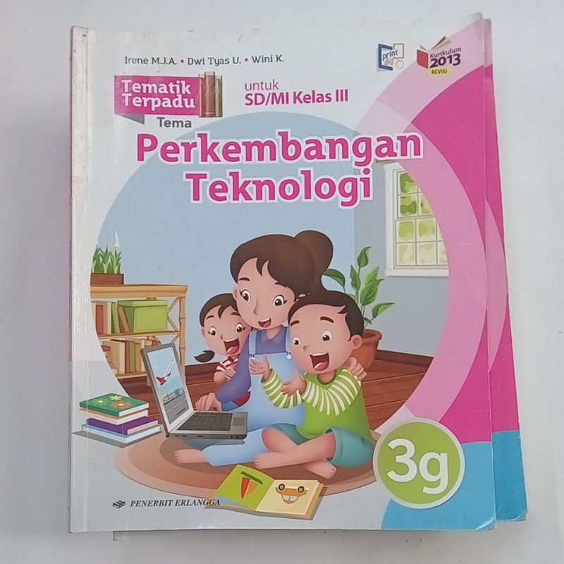 Jual Tematik Terpadu Untuk SD MI Kelas III Tema 3A Tema 3B Tema 3C Tema