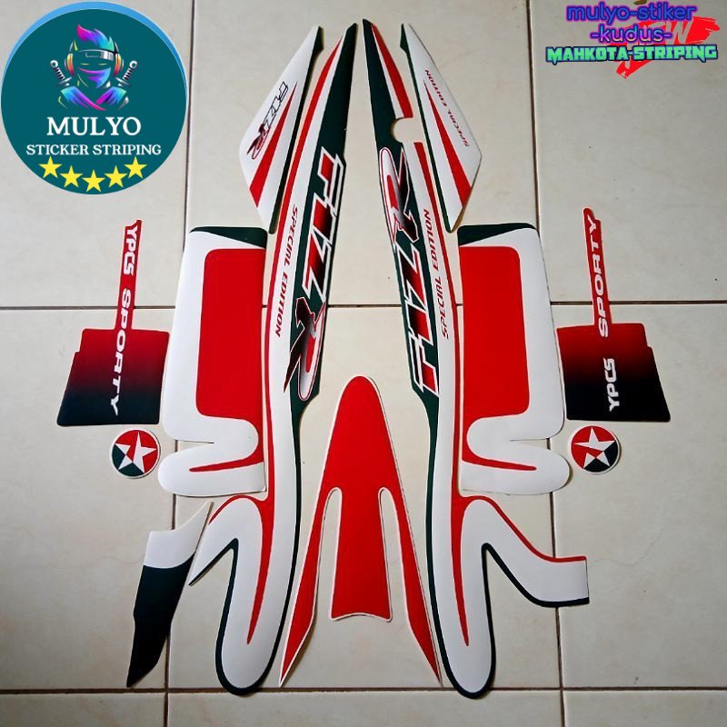 Jual Striping Sticker Lis Les Polet Motor Yamaha F Zr Fizr Caltex