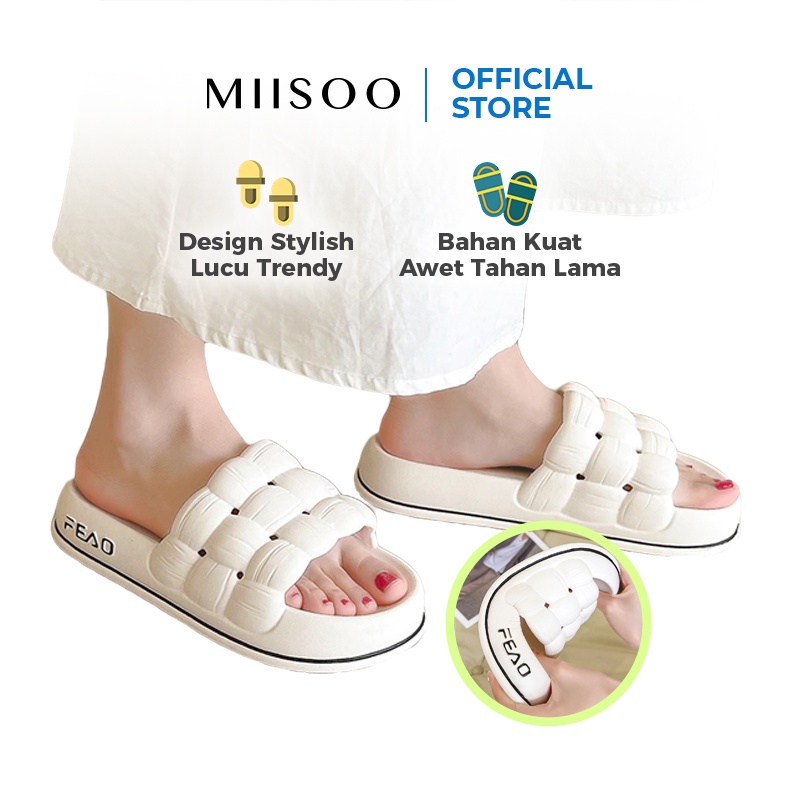 Jual MIISOO Sandal Wanita Karet KYANA Import Anti Slip Premium Quality