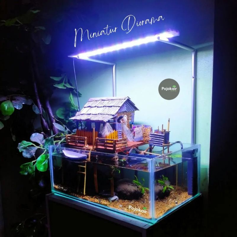 Jual Miniatur Diorama Dekorasi Aquarium Hiasan Aquascape Rumah Shopee