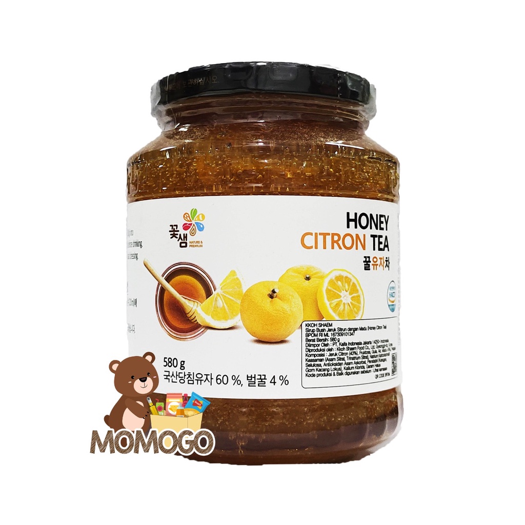 Jual KKOH SHAEM TEH KOREA HONEY CITRON GINGER 580gr Shopee Indonesia