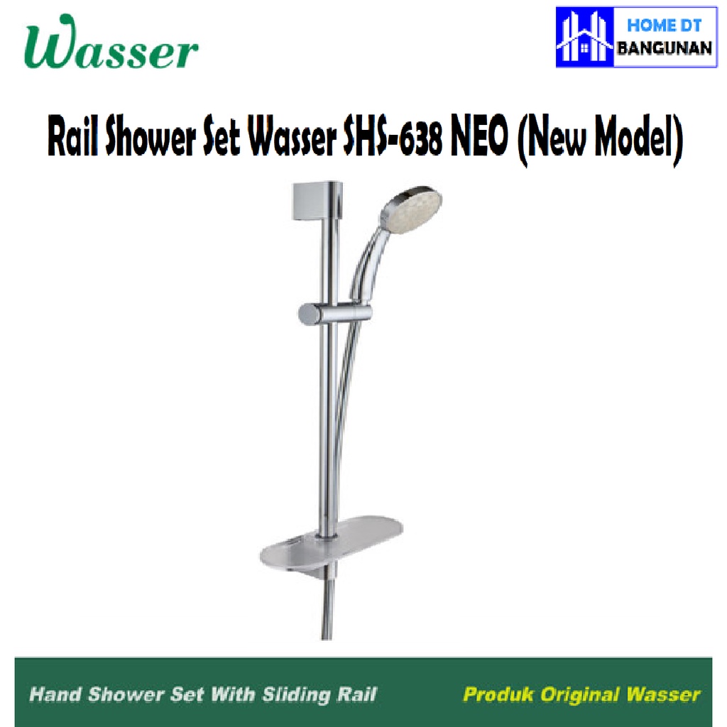 Jual Wasser Shower Tiang Rail Shower Set Cm Shs Neo Shopee