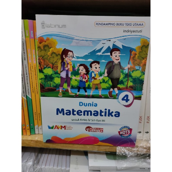 Jual Dunia Matematika SD Kelas IV 4 Kurikulum Merdeka Platinum Shopee