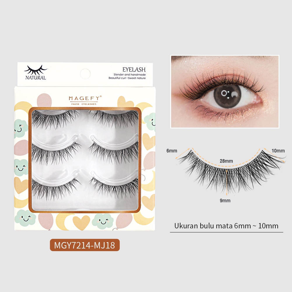 Jual Maange Bulu Mata D Eyelash Extension Lembut Pasang Bulu Mata