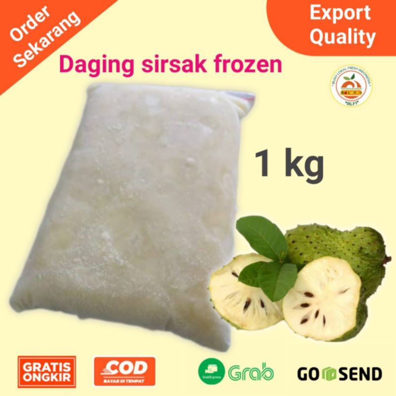 Jual BUAH SIRSAK FROZEN SIRSAK BEKU 1KG Shopee Indonesia