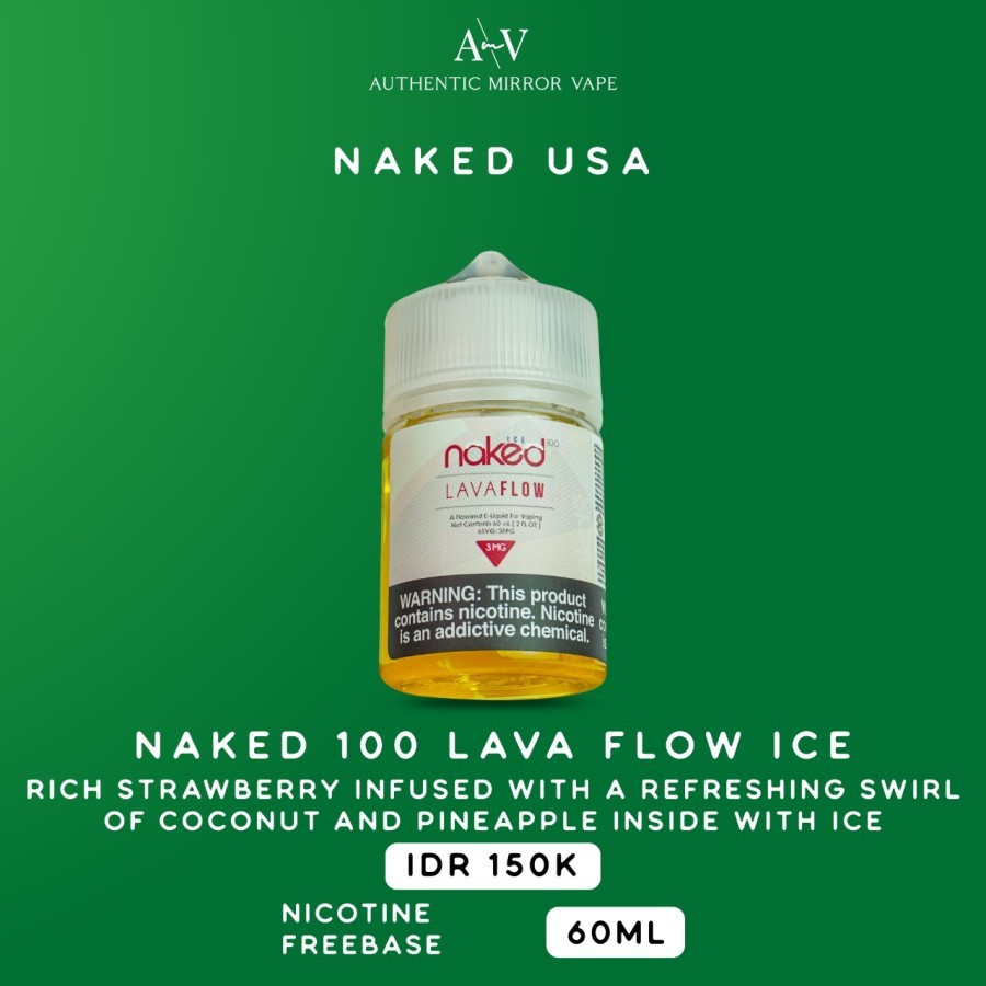 Jual Naked Lava Flow Usa Ml By Naked Lf Shopee Indonesia