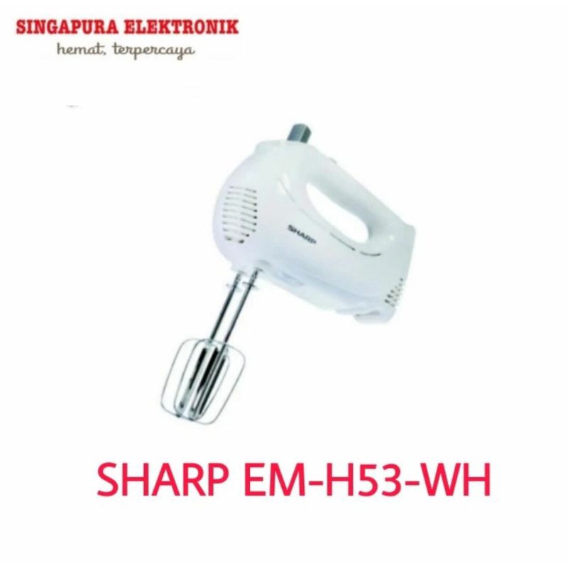 Jual Sharp Hand Mixer Em H Wh Shopee Indonesia