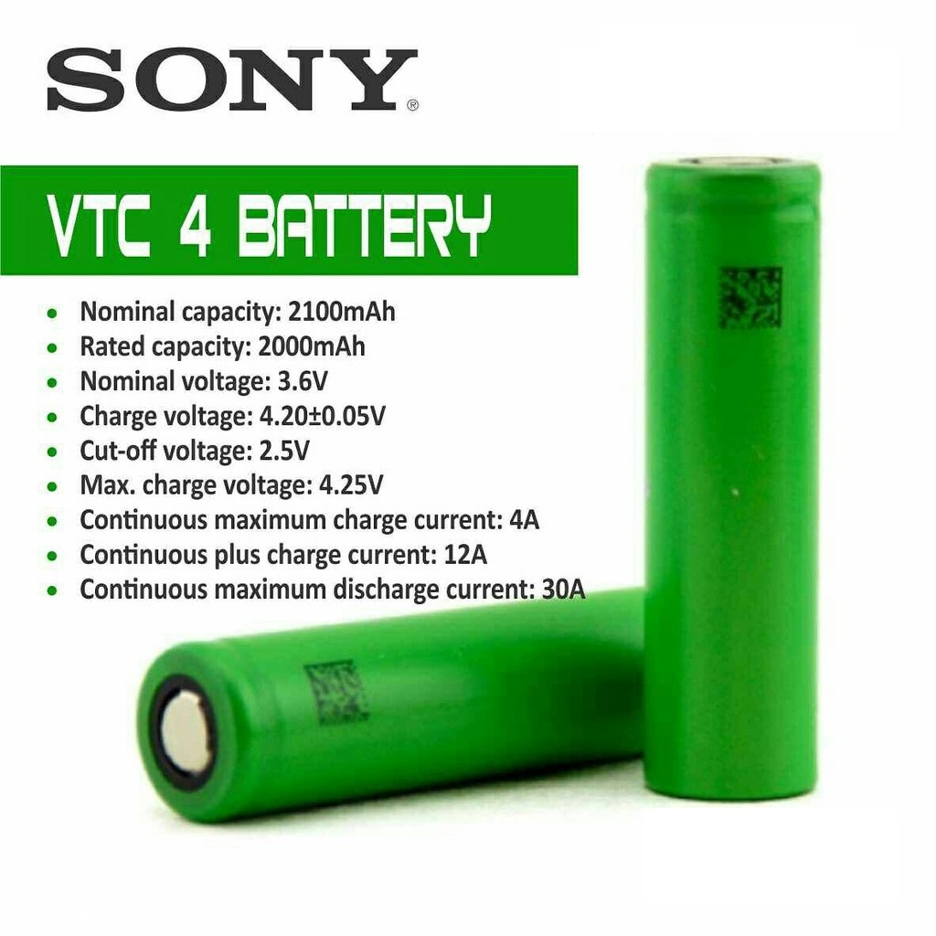 Jual Baterai Sony Vtc Vtc A Original Imr Batre Authentic