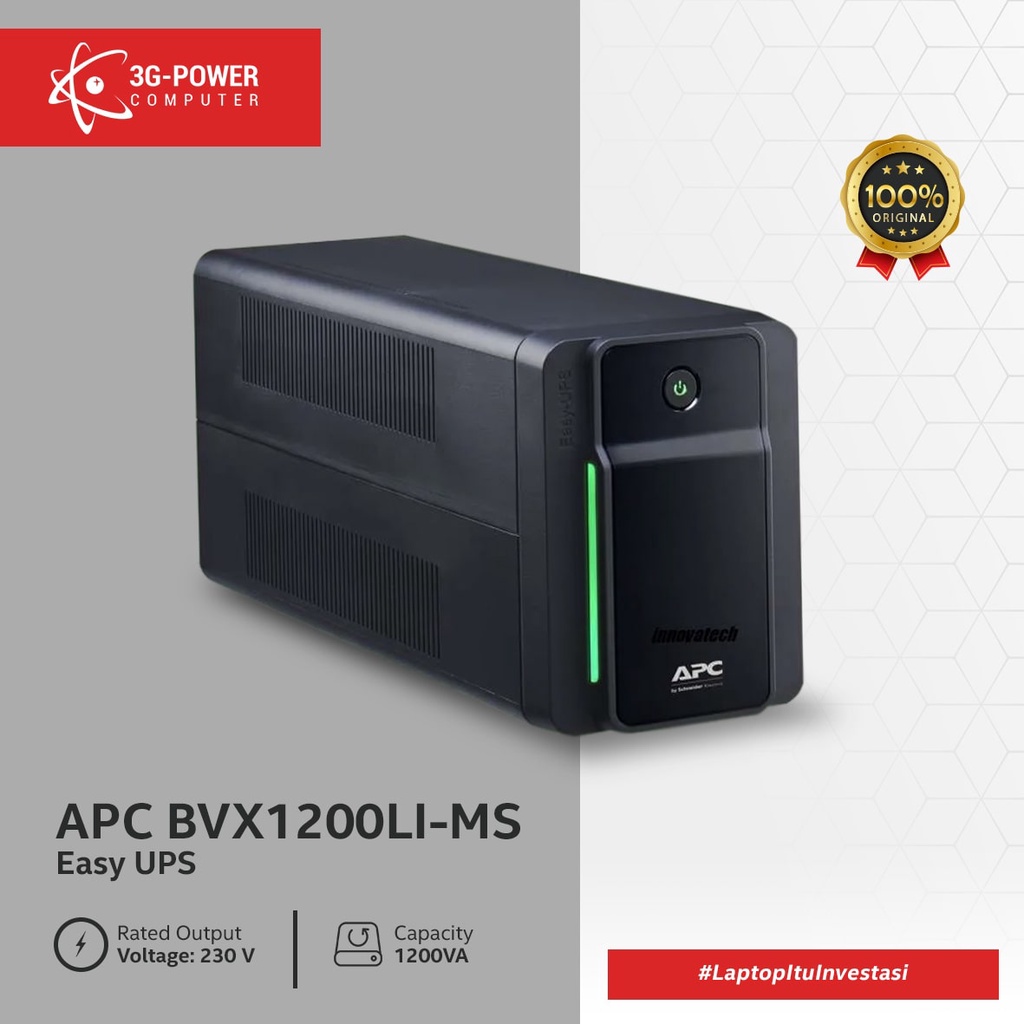 Jual UPS APC Easy BVX1200LI MS 1200VA 650W BVX1200LI MS Universal