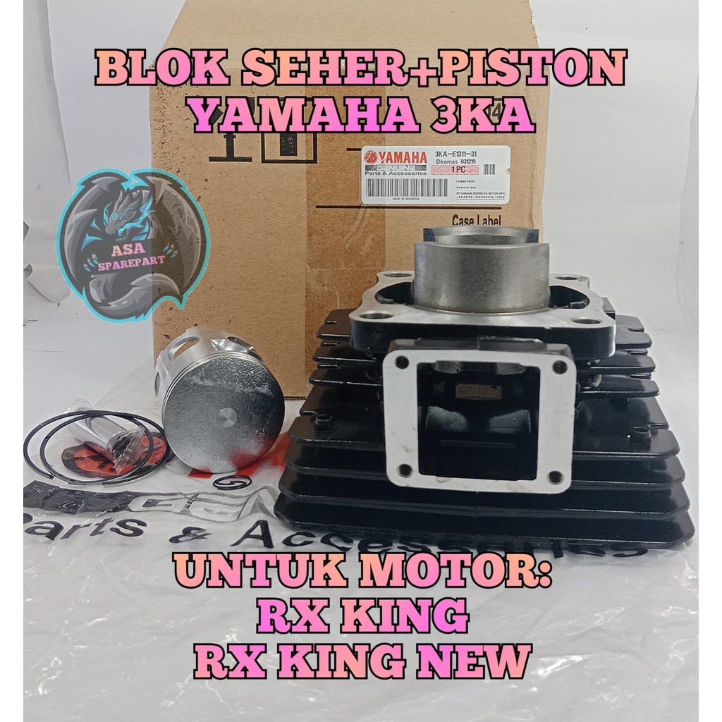 Jual BLOK SEHER SET 3KA Motor Yamaha RX KING RX KING NEW Rxk