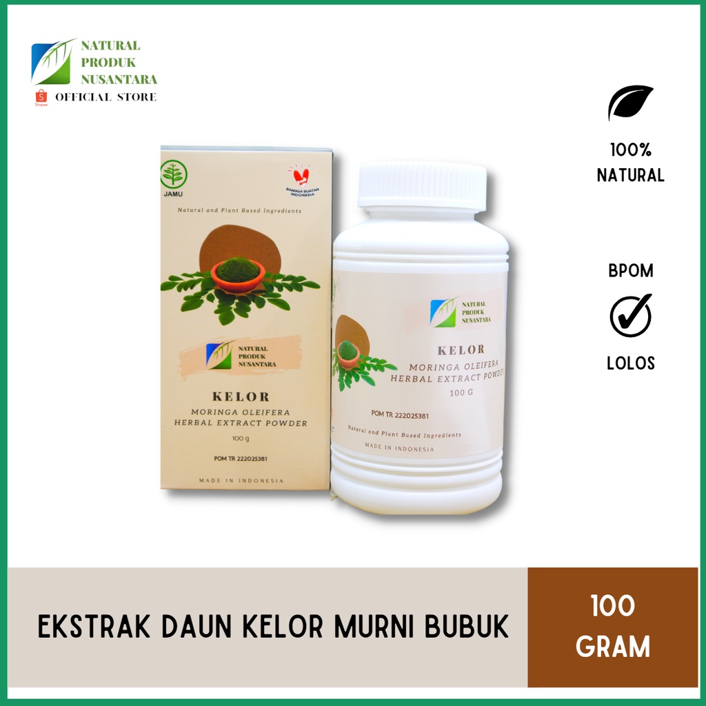 Jual Ekstrak Daun Kelor Moringa Oleifera Bubuk Murni Natural Produk