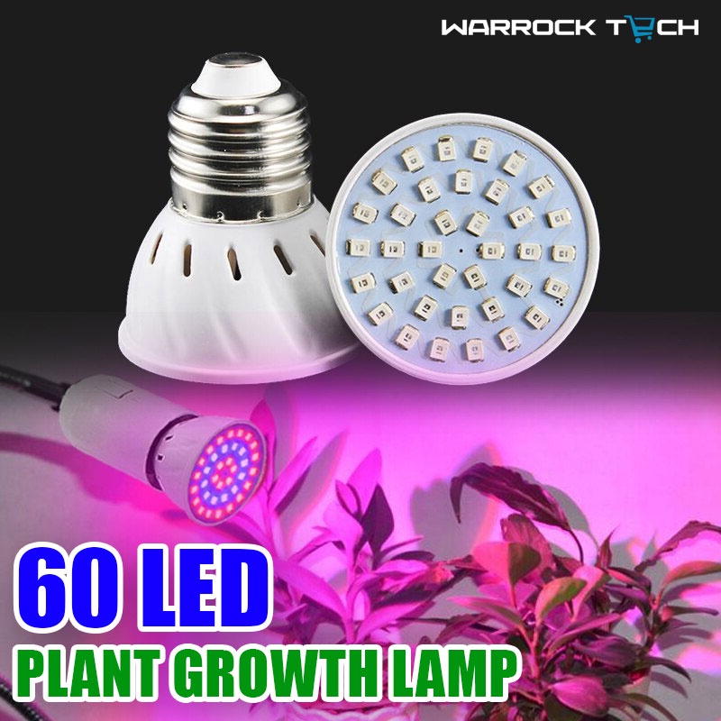 Jual Led Lampu Tanaman Hidroponik Phyto Lamp Grow Light Pengganti