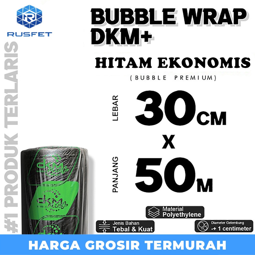 Jual Plastik Bubble Wrap Hitam Cm X M Hitam Ekonomis Bubble Wrap