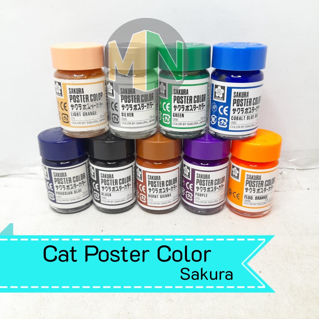 Jual Cat Poster Sakura Poster Color 15 Ml Shopee Indonesia