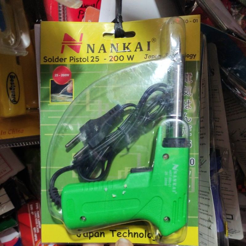 Jual ALAT SOLDER LISTRIK 200WATT SOLDERAN PISTOL 200 WATT NANKAI ALAT