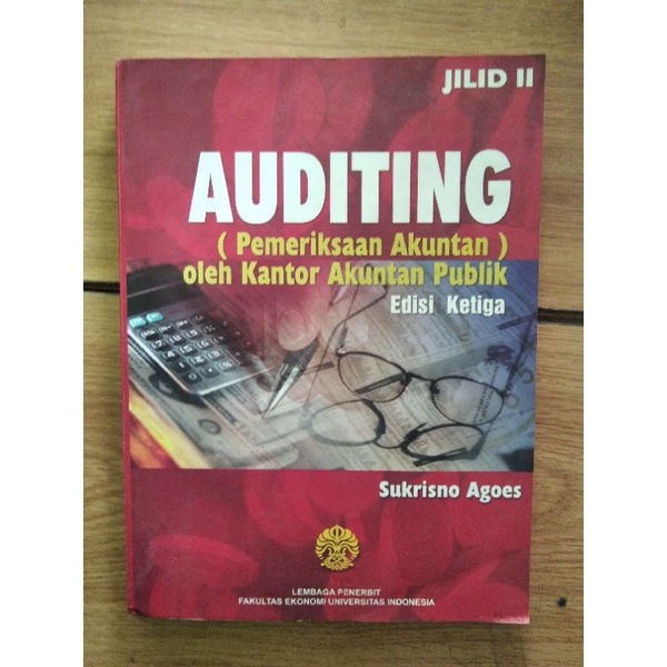 Jual Buku Auditing Edisi Ketiga Jilid By Sukrisno Agoes Shopee