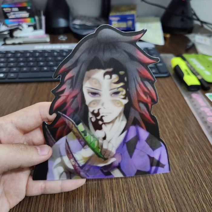 Jual Stiker D Motion Lenticular Anime D Demon Slayer Demon